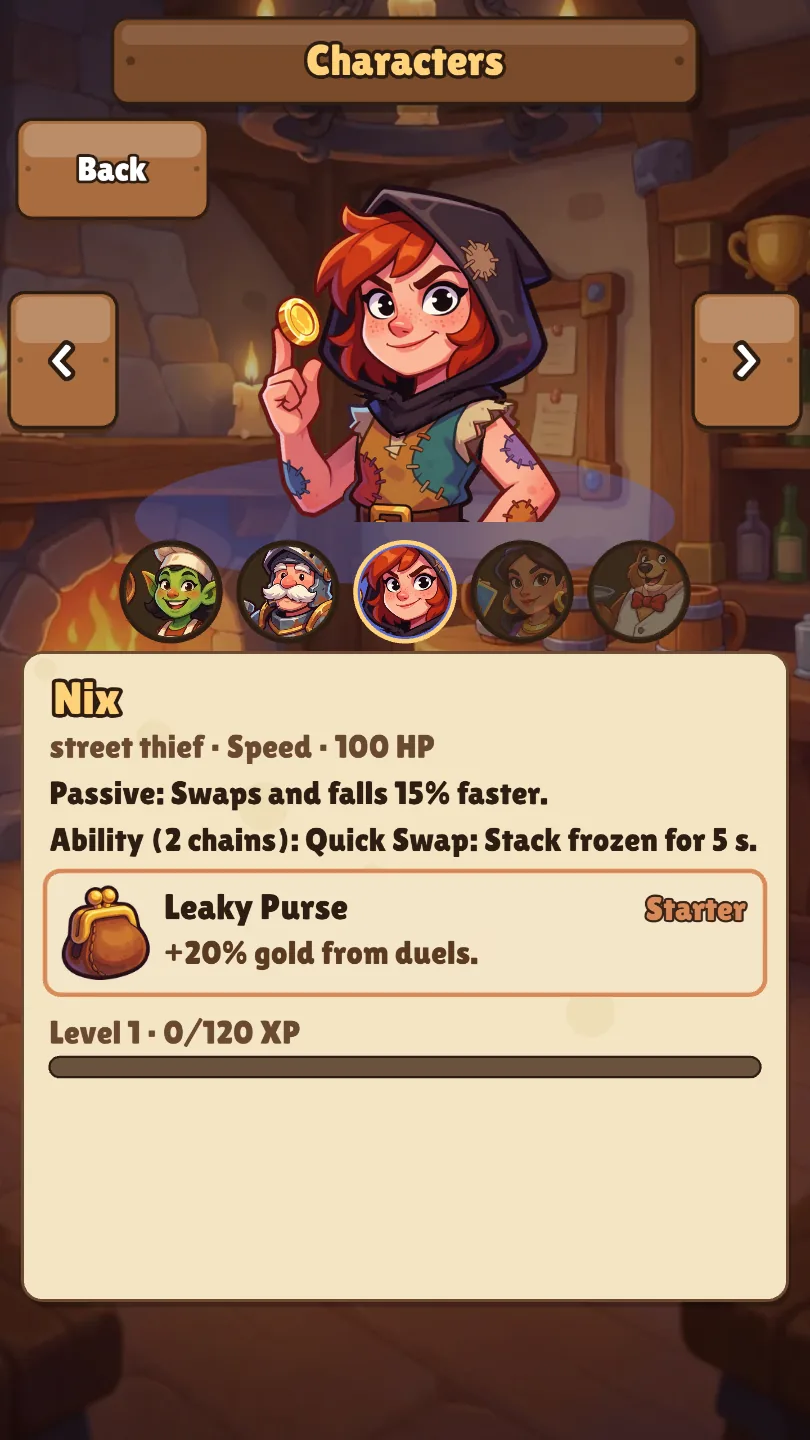 Nix, the street thief, one of the challengers