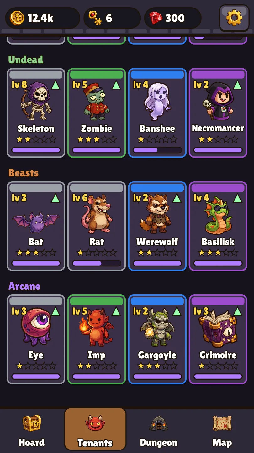 Undead, beasts, arcane: pick your tenants