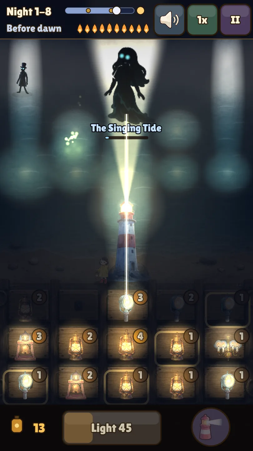 Night 1-8: the Singing Tide comes for the lighthouse